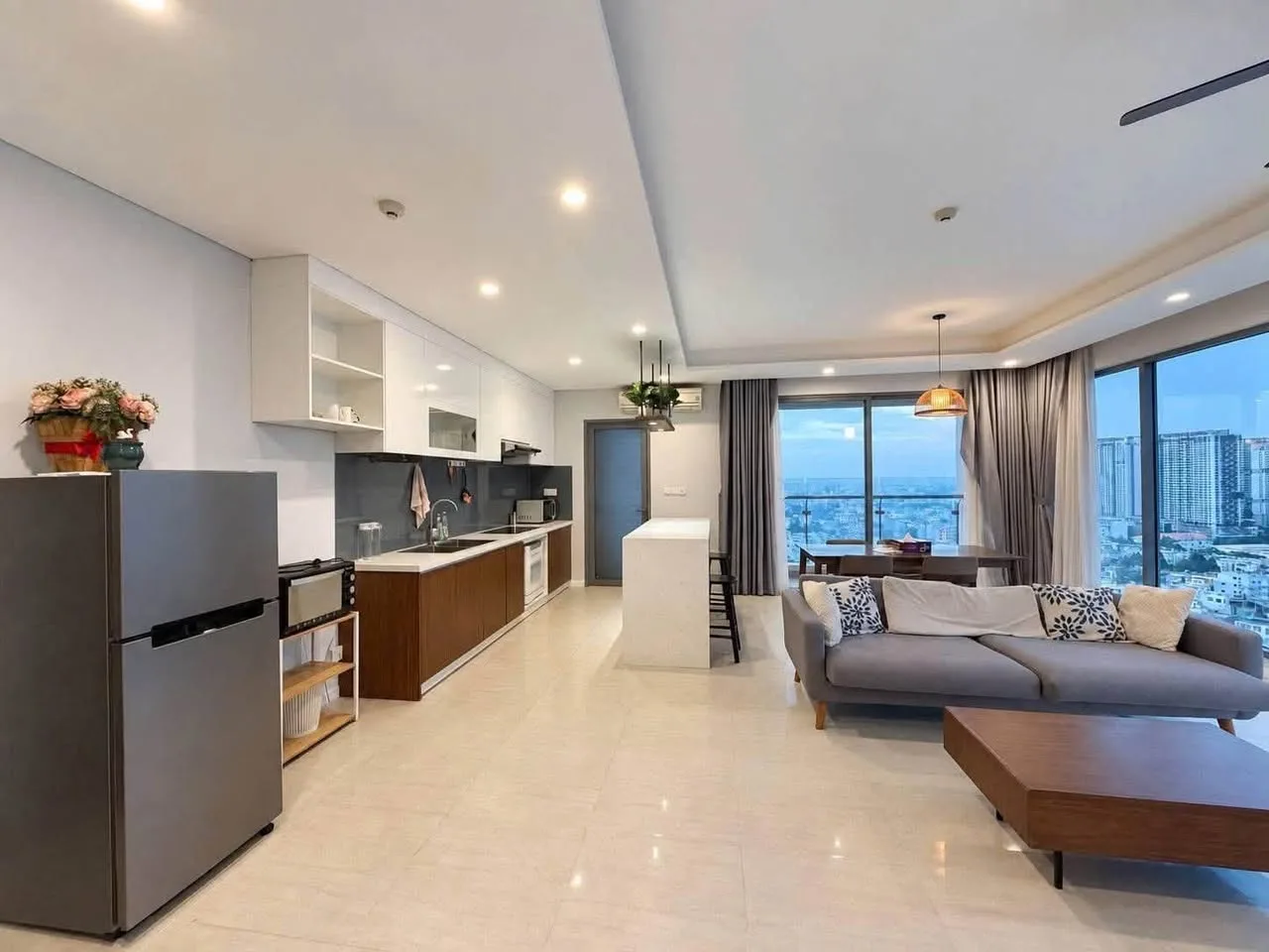 Diamond Island 3BR Apartment for Rent with Saigon River View