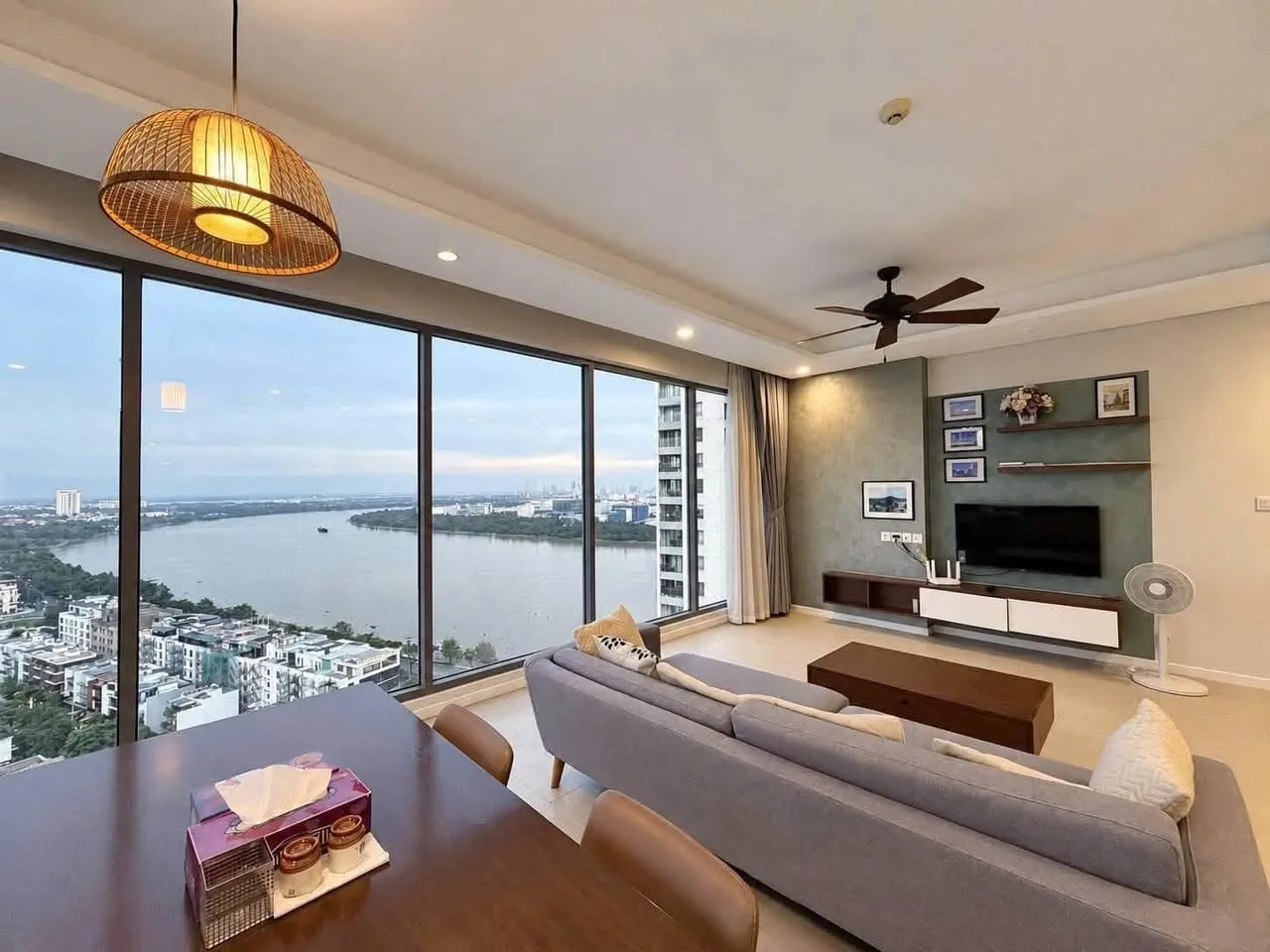 Diamond Island 3BR Apartment for Rent with Saigon River View