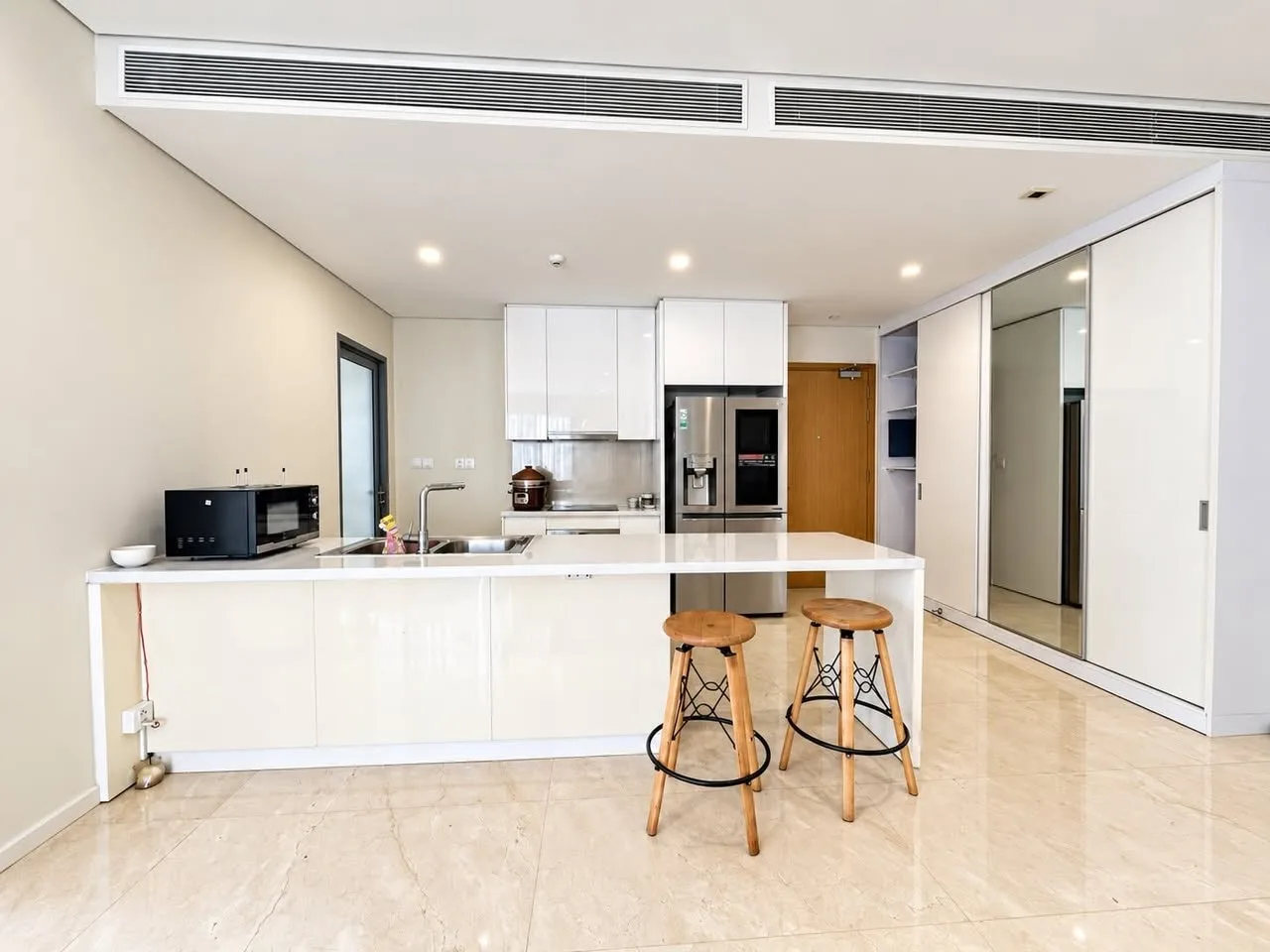Bright 3BR Diamond Island Apartment with River and Pool Views