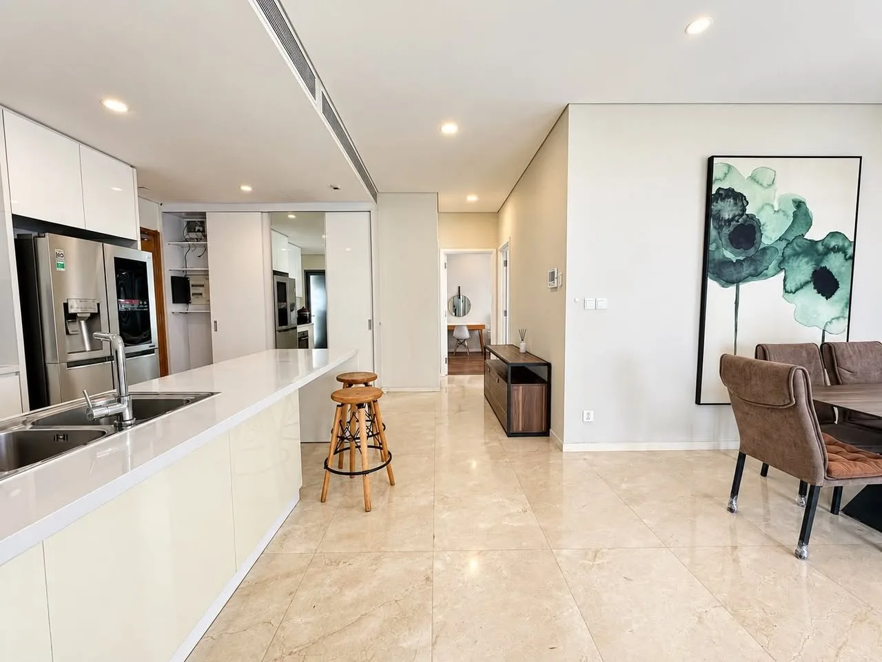 Bright 3BR Diamond Island Apartment with River and Pool Views