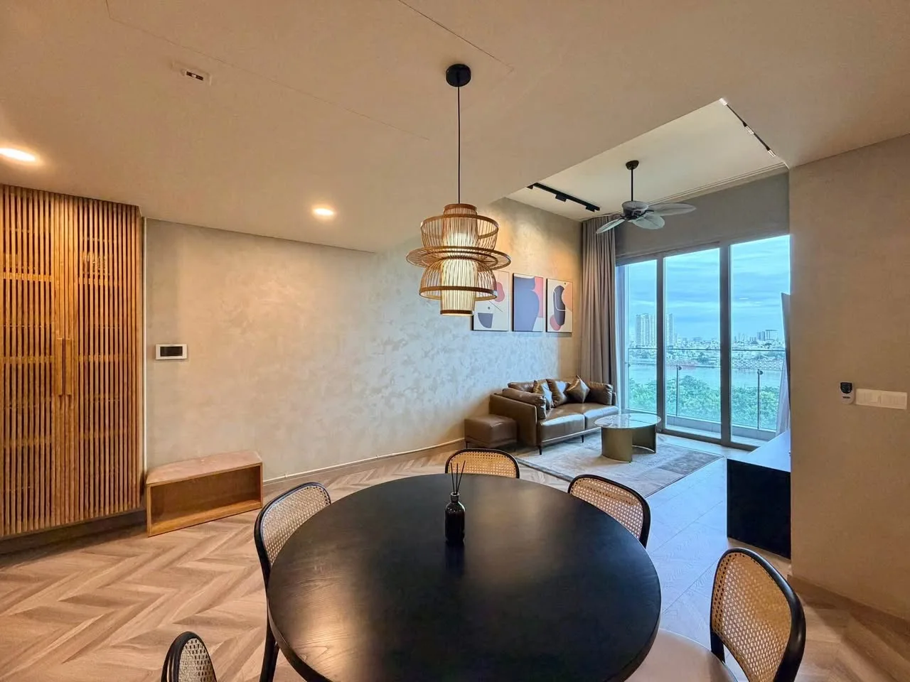 Empire City Tilia 2BR with Herringbone Floors and River View