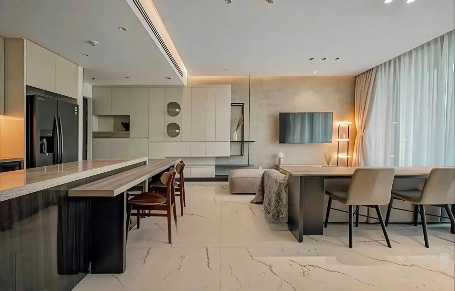 High-Floor Empire City Tilia 3BR with River View, 127m²