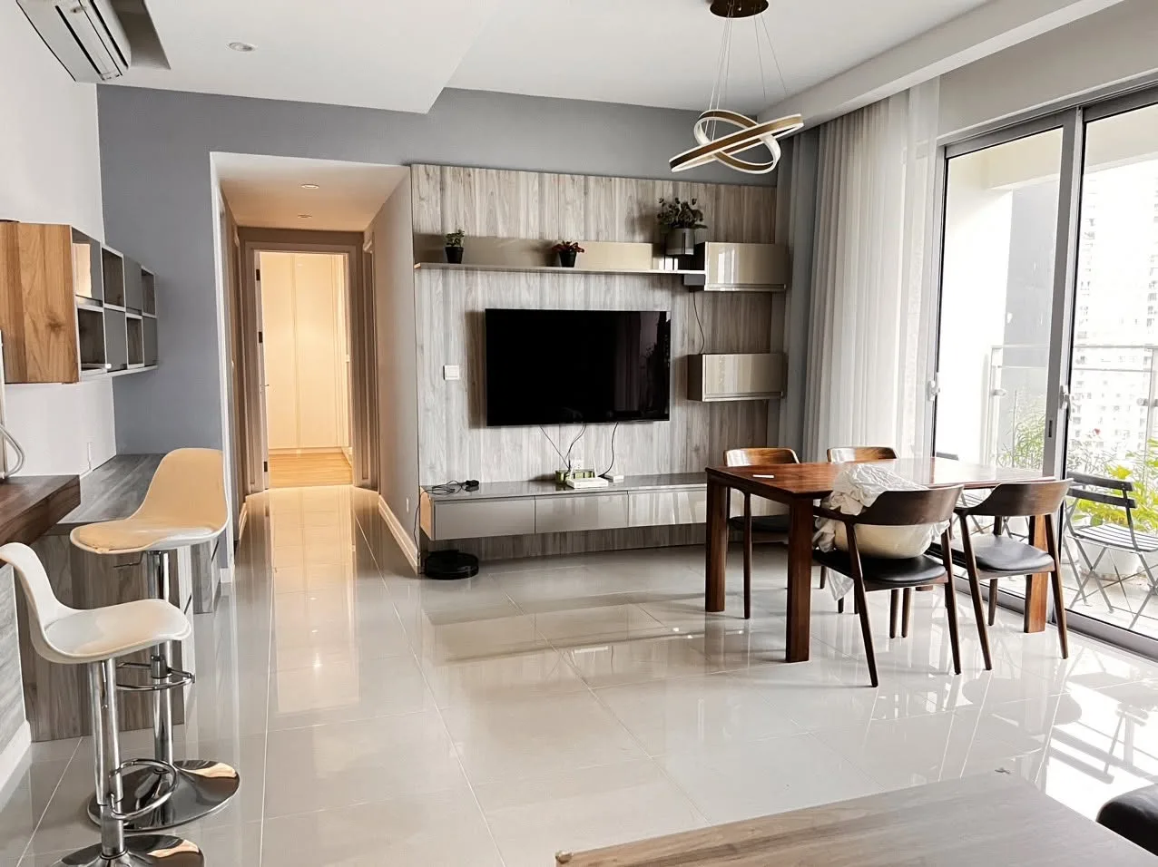 Bright 137 sqm Estella Heights 3BR With Balcony Living Area