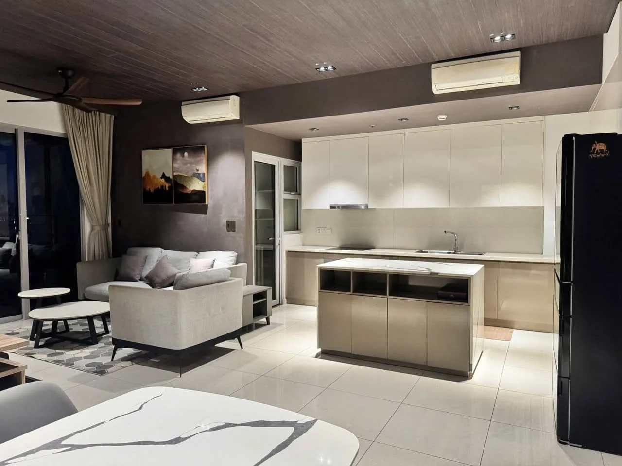 Estella Heights 2BR With Warm Wood Interiors and an Open Kitchen