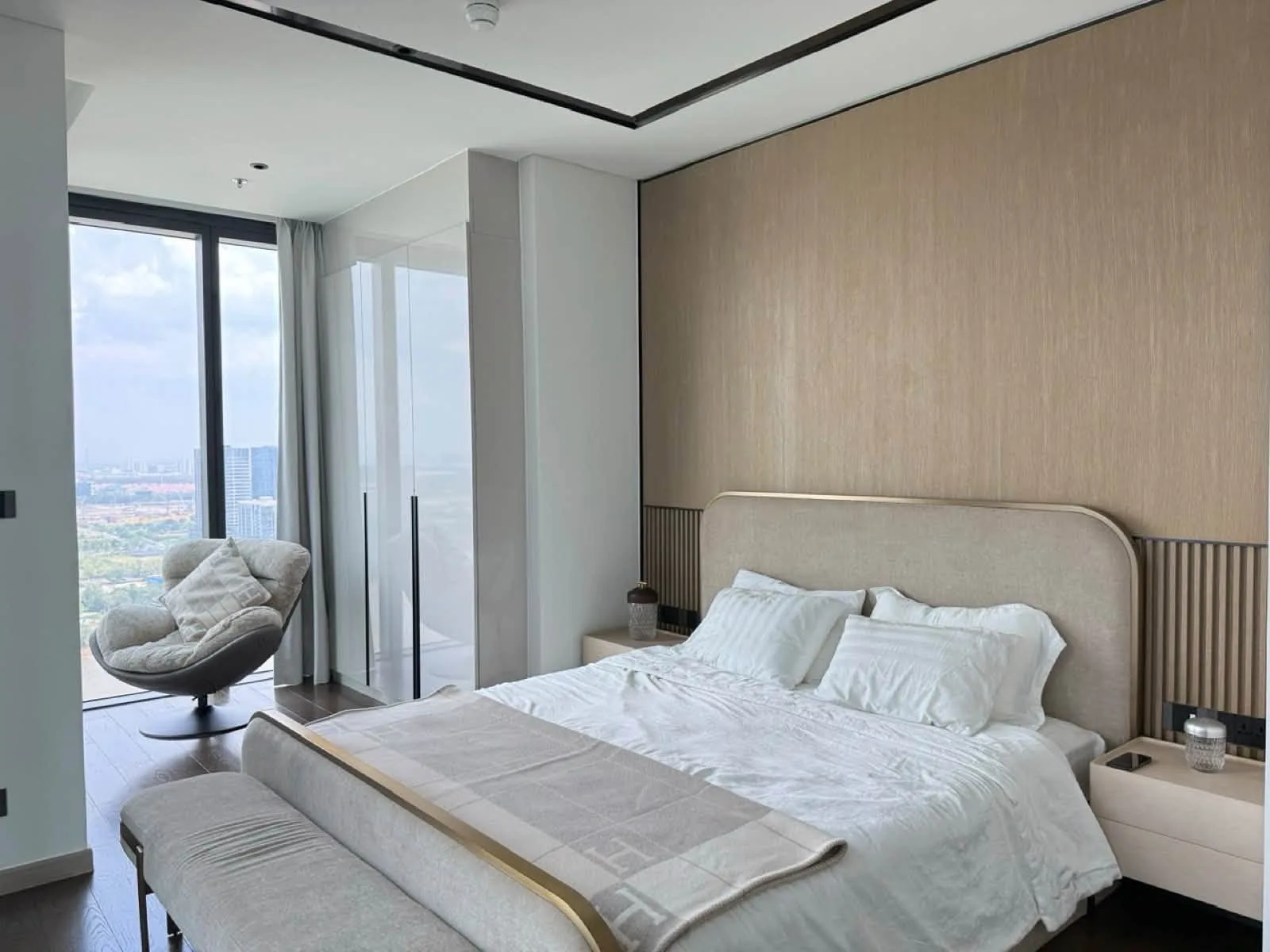 Grand Marina 3BR With River-View Balcony and Bedroom Workspaces