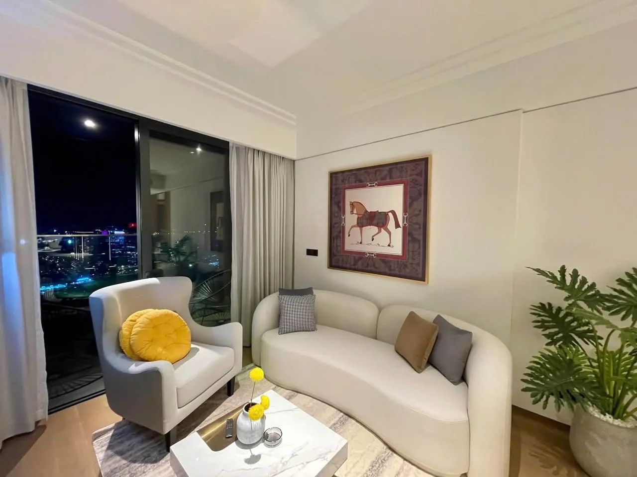 Grand Marina Sea Tower 1BR With River View and Elegant Furnished Interiors