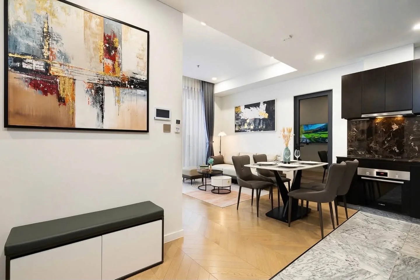 Lumiere Riverside 2BR River-View Apartment with Balcony | 77m²