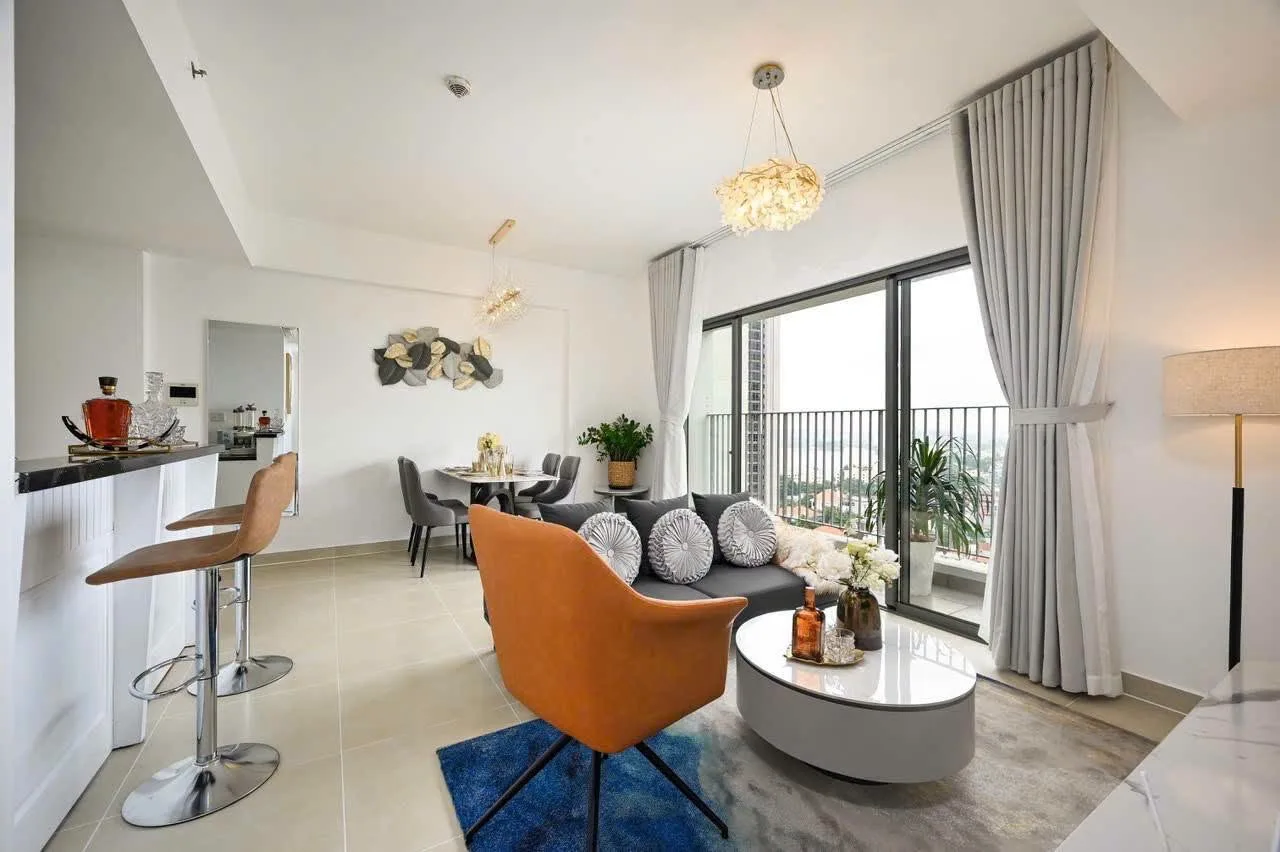 River View 2 Bedroom Apartment for Rent in Masteri Thao Dien | 74m²