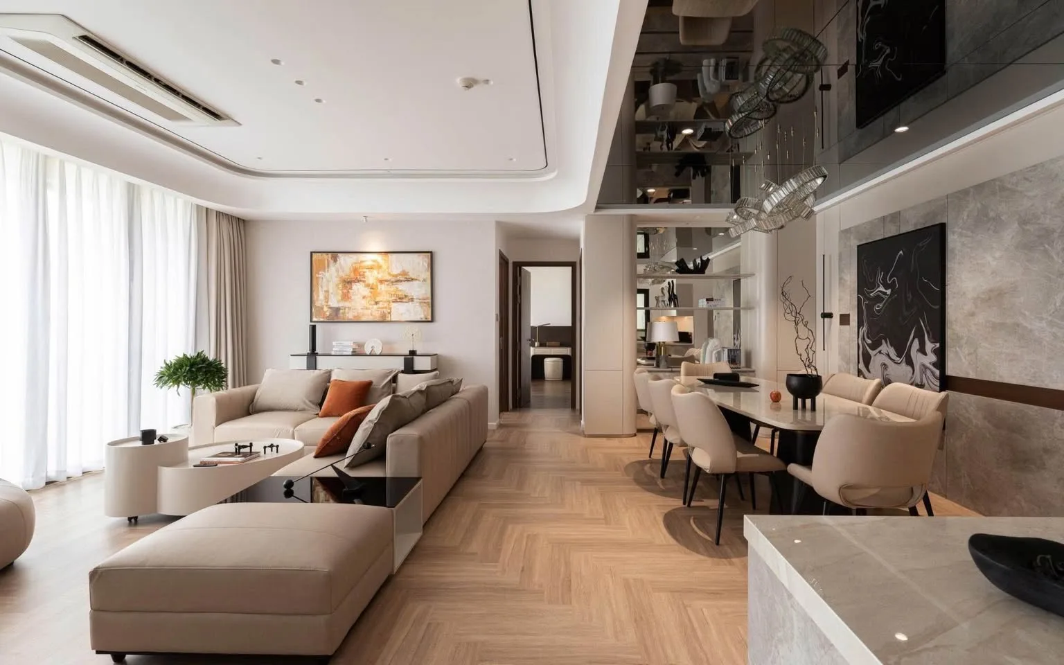 Metropole Galleria 3BR on 11th Floor with River Outlook