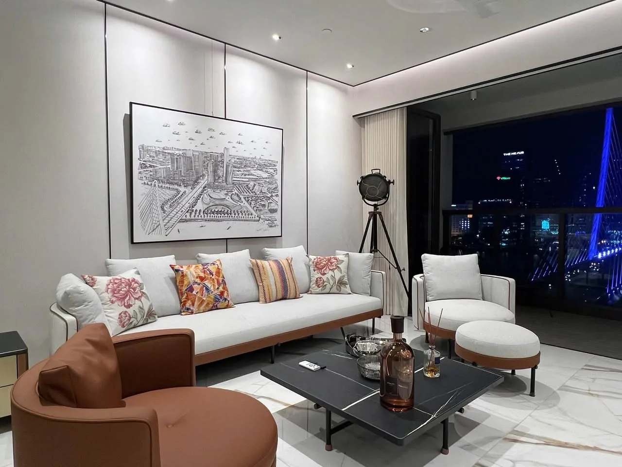 Skyline View 4 Bedroom Apartment for Rent at Metropole Thu Thiem | 170m²