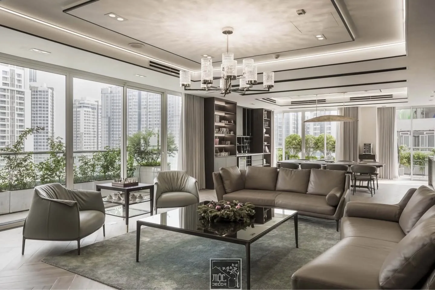 600 sqm Saigon Pearl 3 Bedroom Penthouse with River and City Views