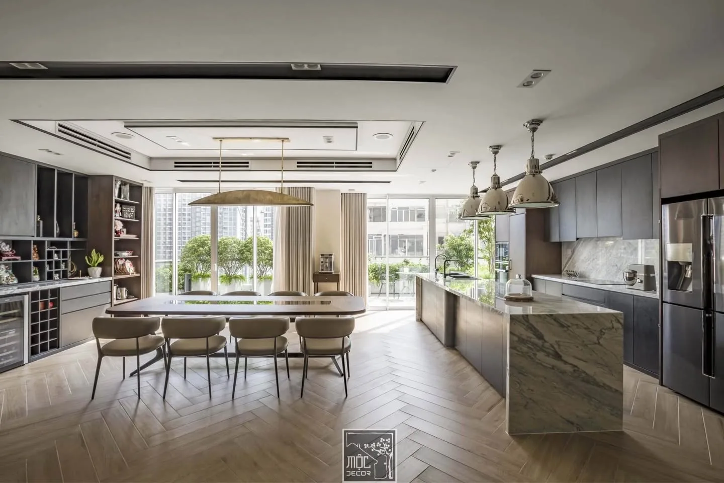 600 sqm Saigon Pearl 3 Bedroom Penthouse with River and City Views