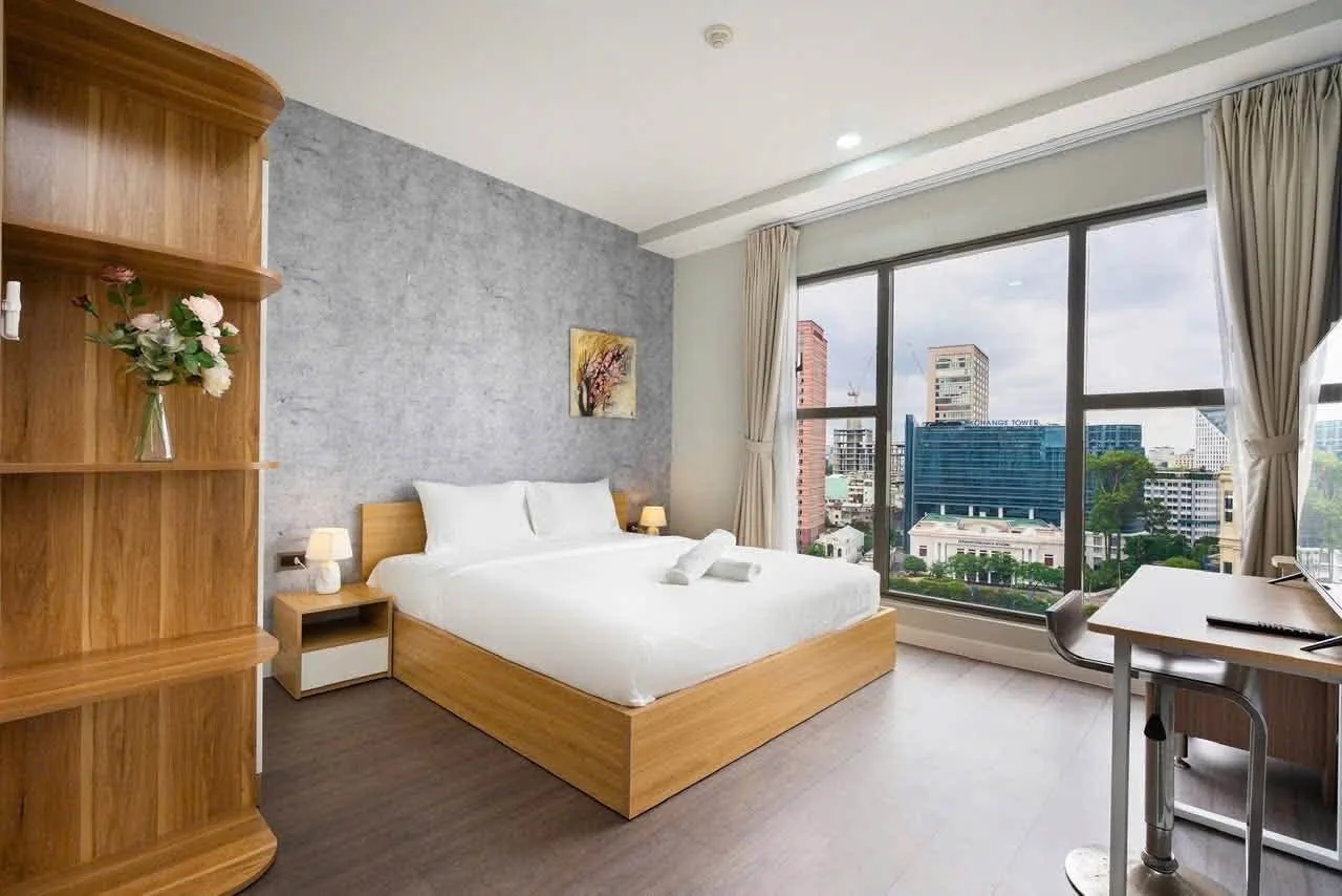 Balcony 3 Bedroom Saigon Royal Apartment Near District 1 | 115 sqm