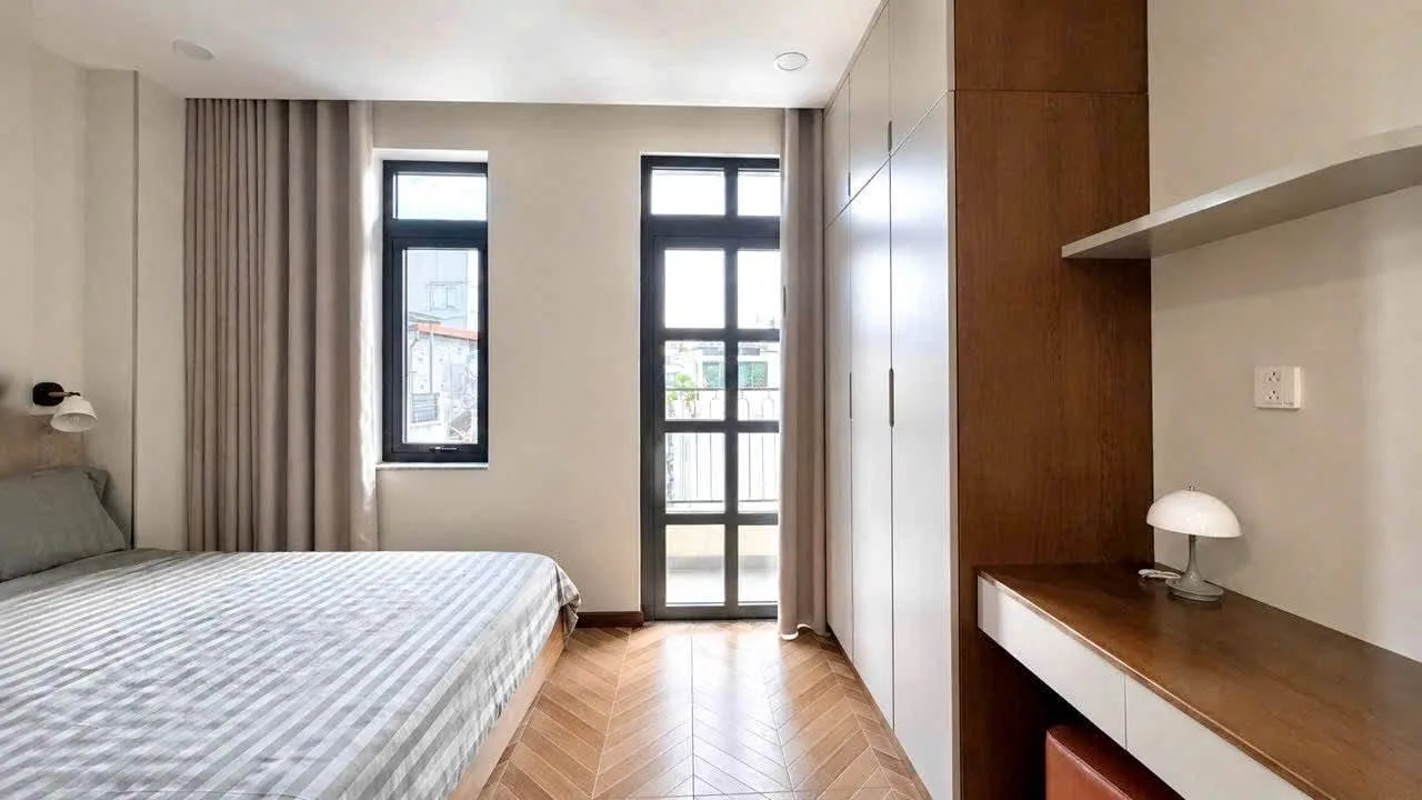 Japandi 1BR Serviced Apartment on Nguyen Cuu Van