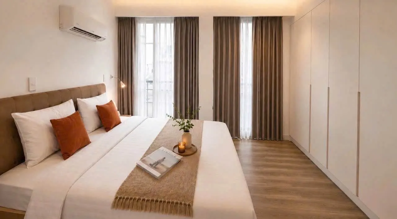 Hotel-Style 1BR Serviced Residence with Bathtub on Nguyen Dinh Chieu