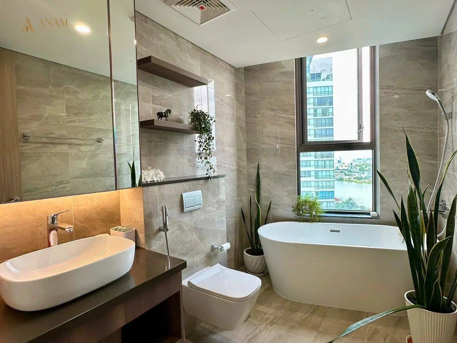 Thao Dien Green 3BR With River Views, Balcony and Bathtub