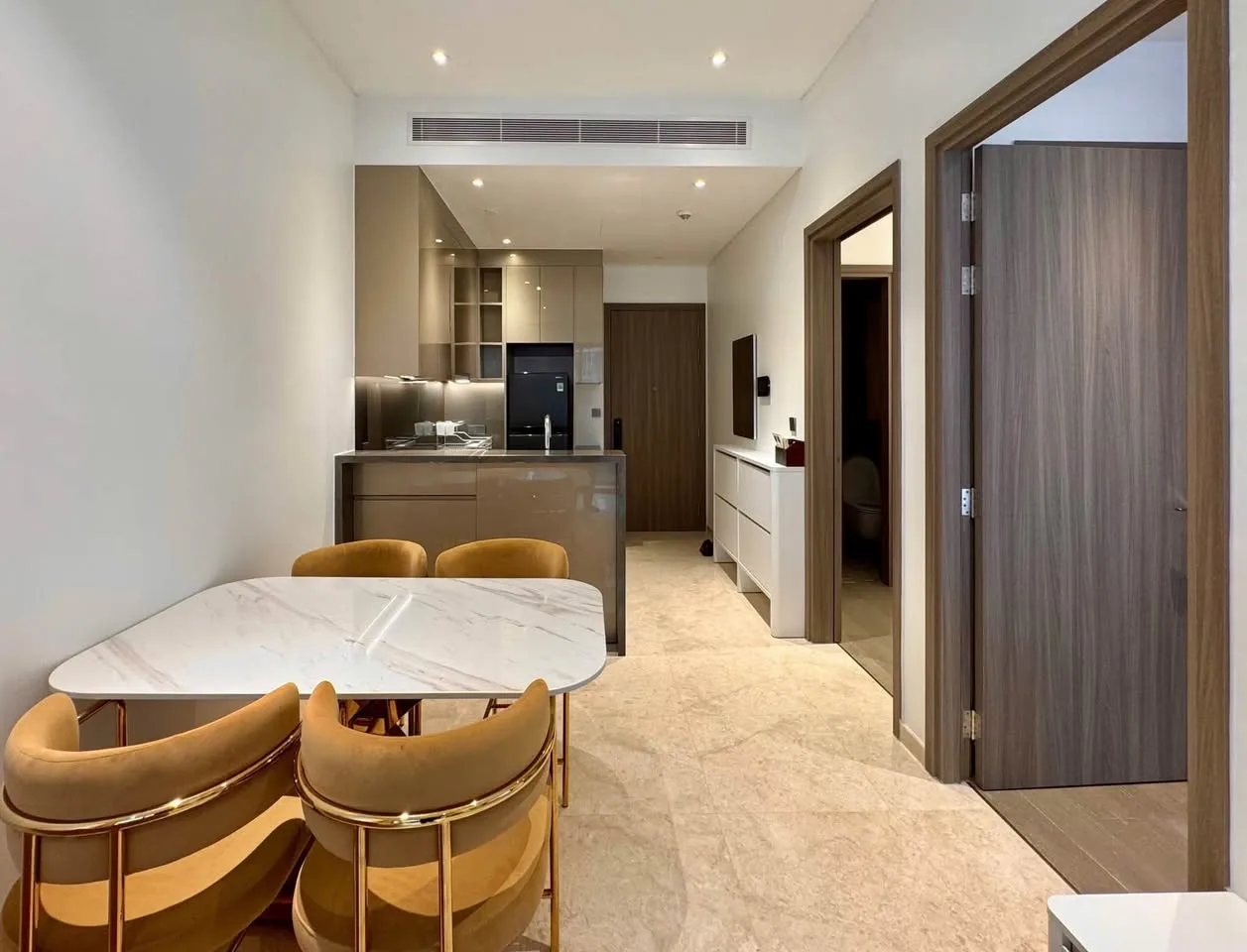 The Marq High-Floor 1BR With Landmark 81 View and Warm Interiors