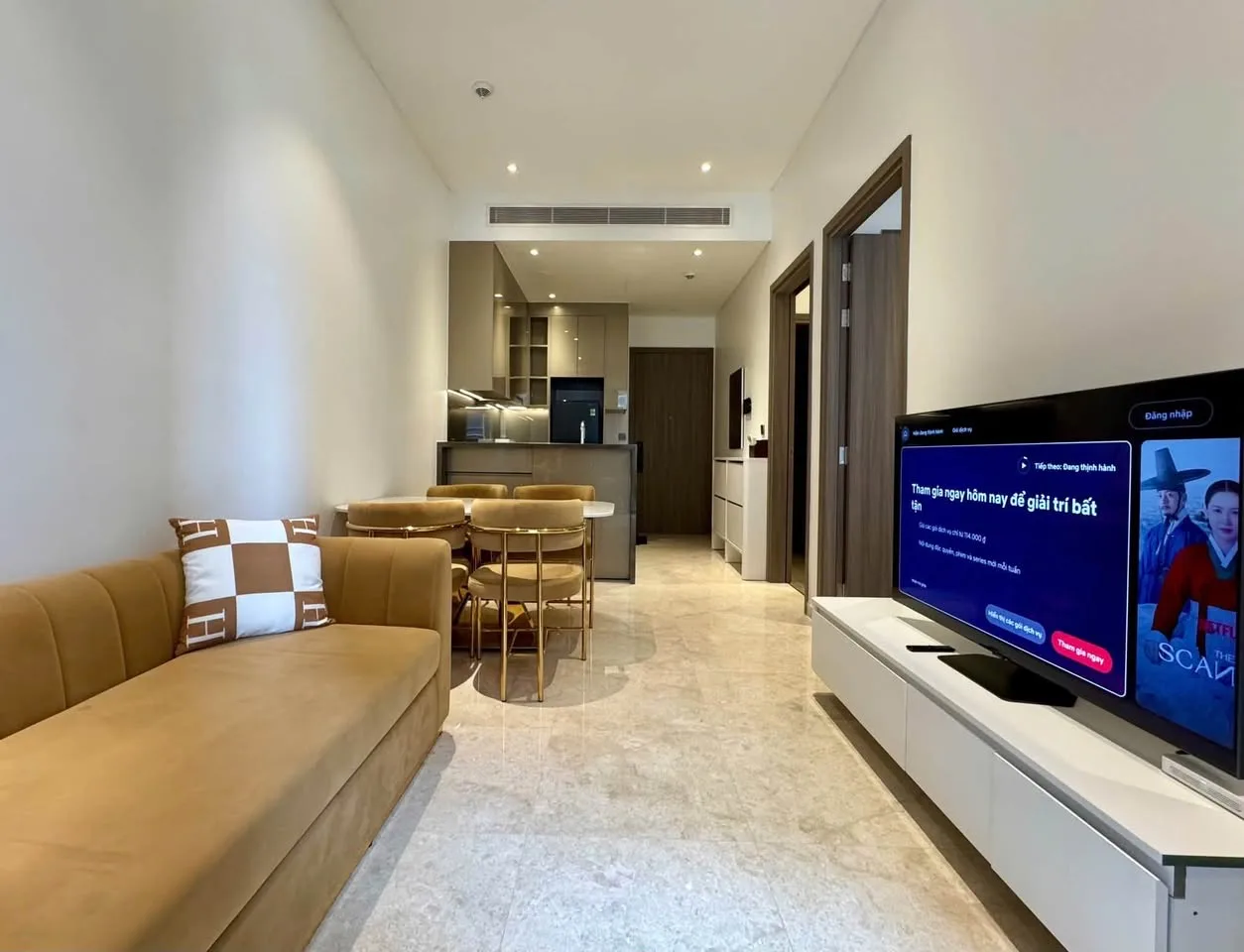 The Marq High-Floor 1BR With Landmark 81 View and Warm Interiors