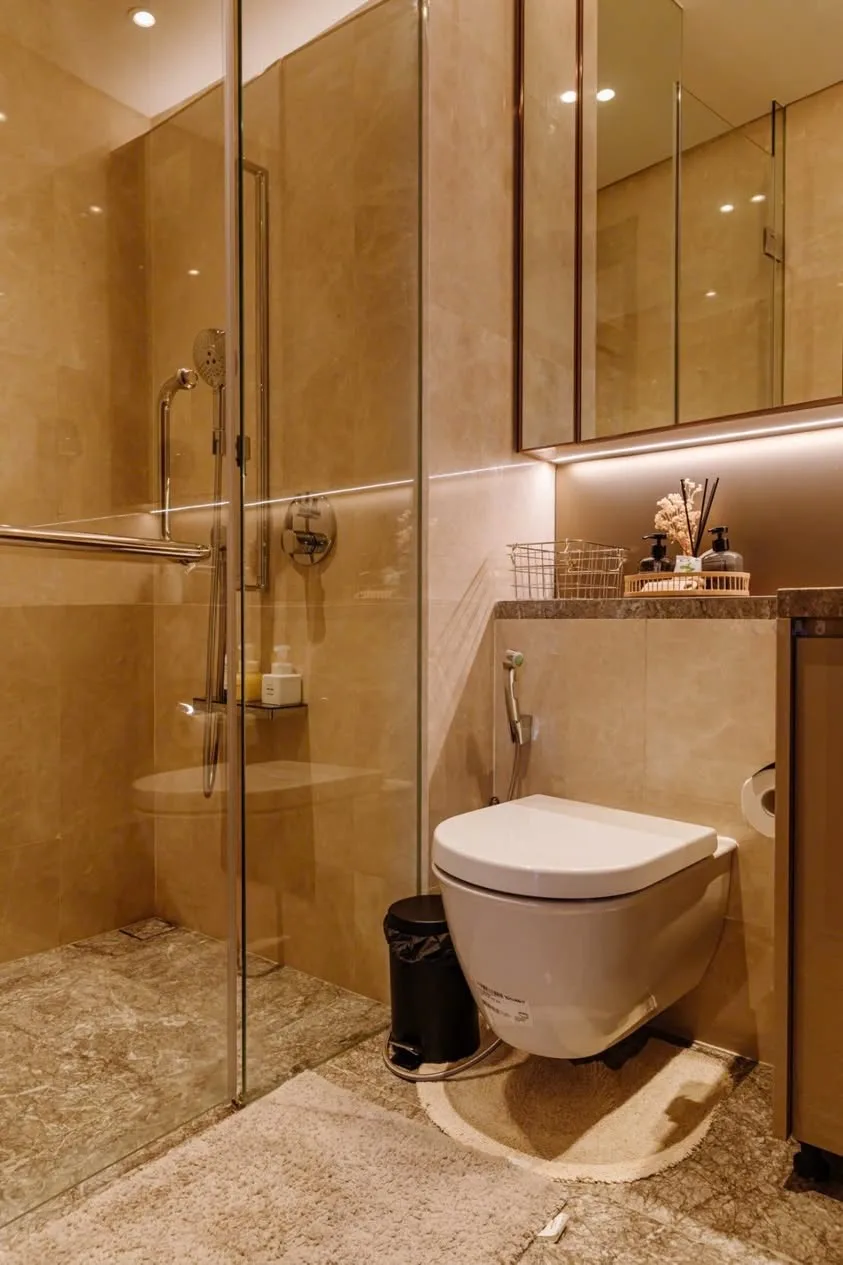 The Marq 1BR With Balcony and Warm Neutral Interiors