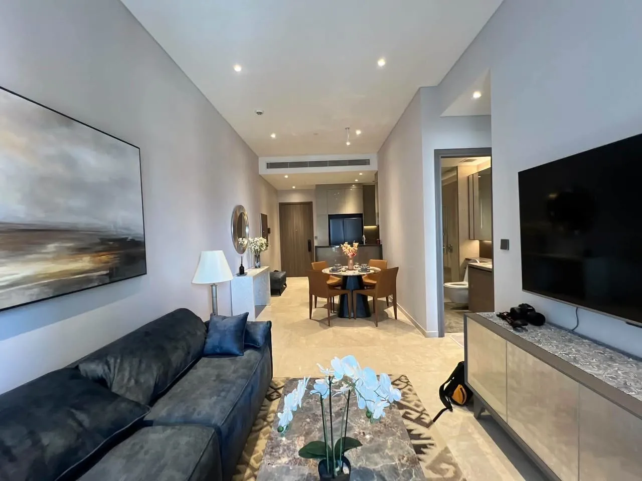 The Marq 2BR With Balcony and Brand-New Interiors