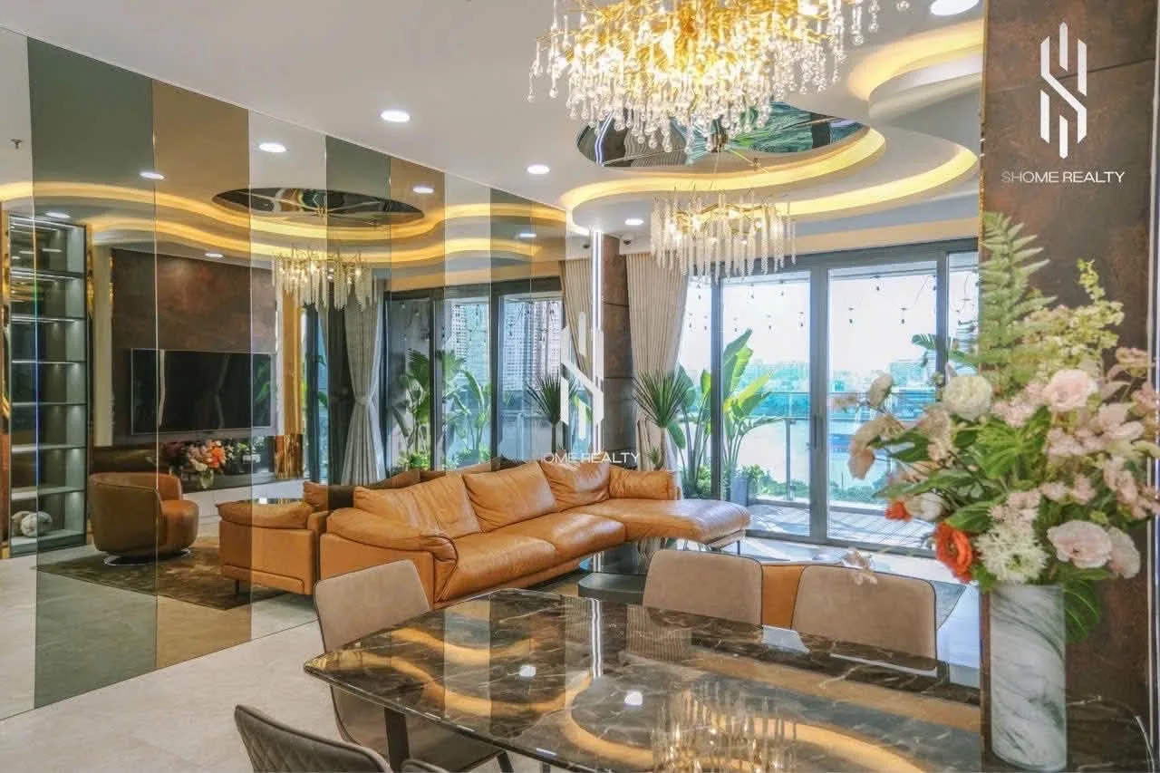 Spacious 4 Bedroom The River Thu Thiem Apartment with Study | 202m²