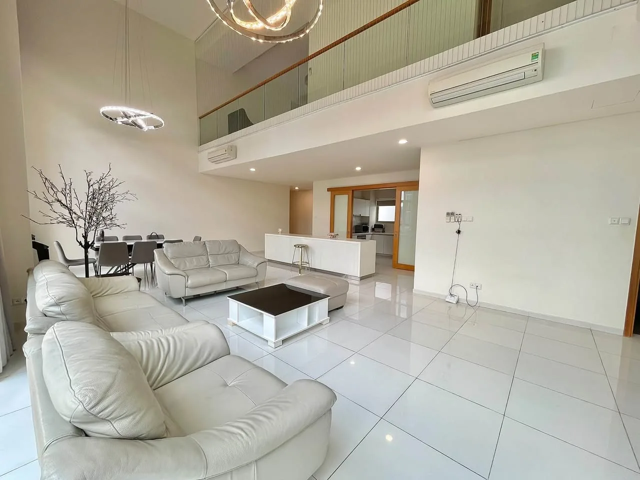 The Vista An Phu 5BR Duplex Penthouse With Double-Height Living
