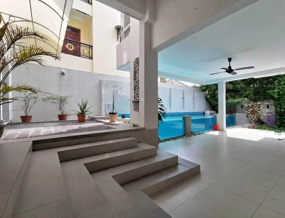 Thao Dien Pool Villa Near BIS, 4BR Secure Compound